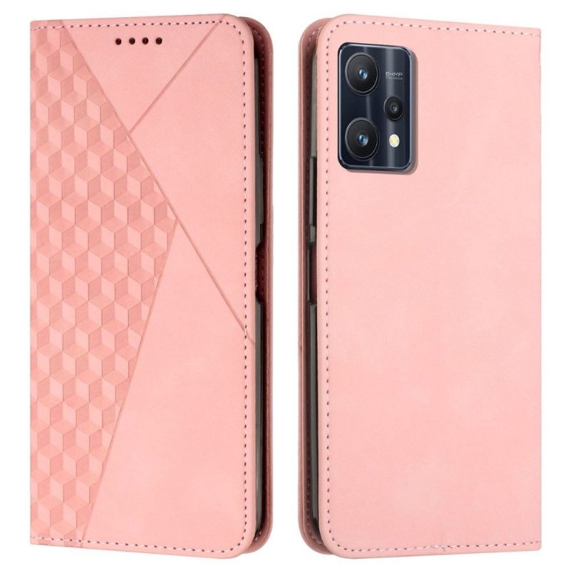 Κάλυμμα OnePlus Nord CE 2 Lite 5G Σχέδιο Γεωμετρίας Faux Leather