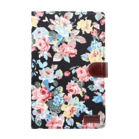 Κάλυμμα Samsung Galaxy Tab S6 Lite Floral Ύφασμα