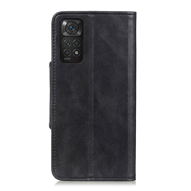 δερματινη θηκη Xiaomi Redmi Note 11 / Note 11S Full Protect Matte Faux Leather