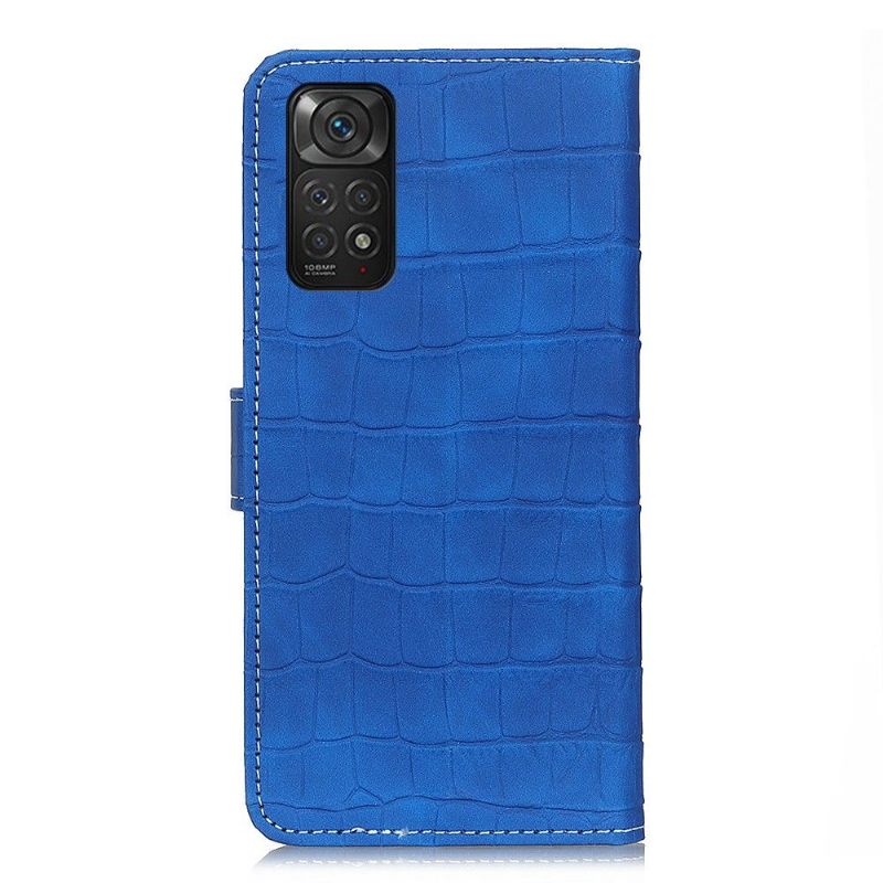 δερματινη θηκη Xiaomi Redmi Note 11 / Note 11S Ραφή Croco Look