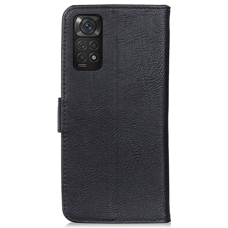 Κάλυμμα Xiaomi Redmi Note 11 / Note 11S Κάτοχος Κάρτας Khazneh Leather Effect