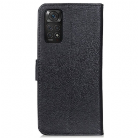 Κάλυμμα Xiaomi Redmi Note 11 / Note 11S Κάτοχος Κάρτας Khazneh Leather Effect