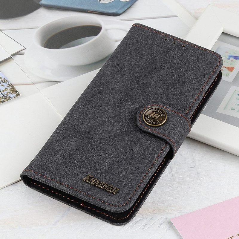 Κάλυμμα Xiaomi Redmi Note 11 / Note 11S Khazneh Retro Leather Effect