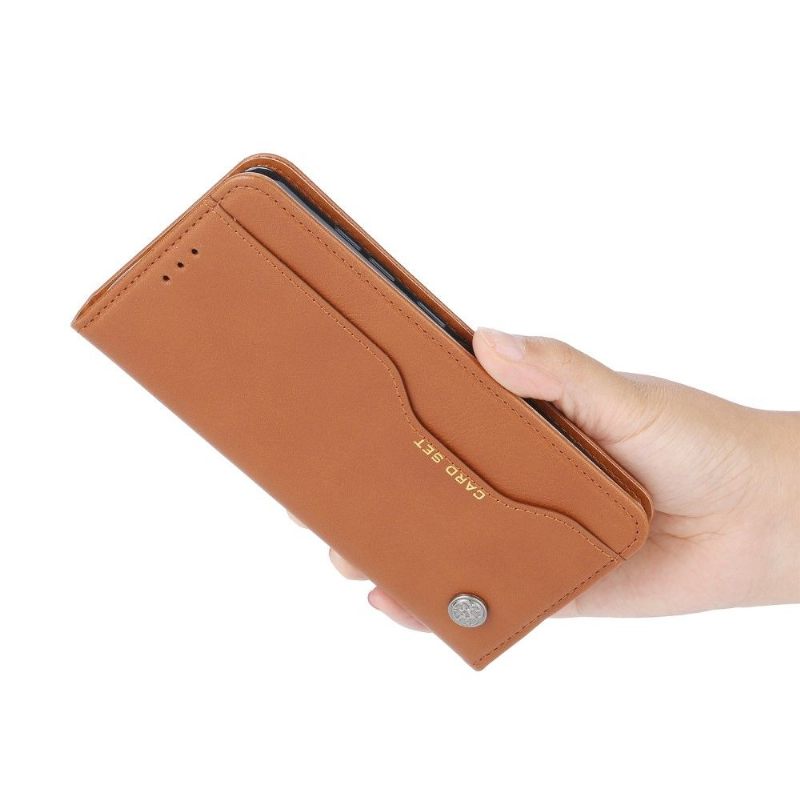 Κάλυμμα Xiaomi Redmi Note 11 / Note 11S Stand Case Δερμάτινο Εφέ