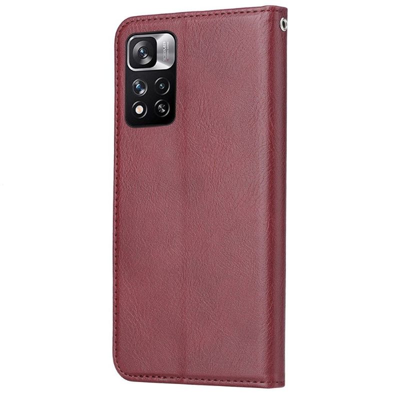 Κάλυμμα Xiaomi Redmi Note 11 / Note 11S Stand Case Δερμάτινο Εφέ