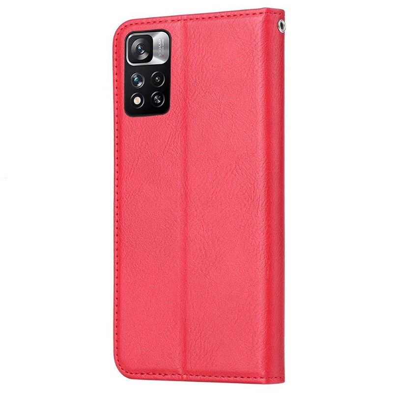 Κάλυμμα Xiaomi Redmi Note 11 / Note 11S Stand Case Δερμάτινο Εφέ