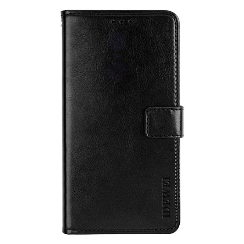 Κάλυμμα Xiaomi Redmi Note 11 / Note 11S Θήκη Flip Idewei Folio Leather Effect