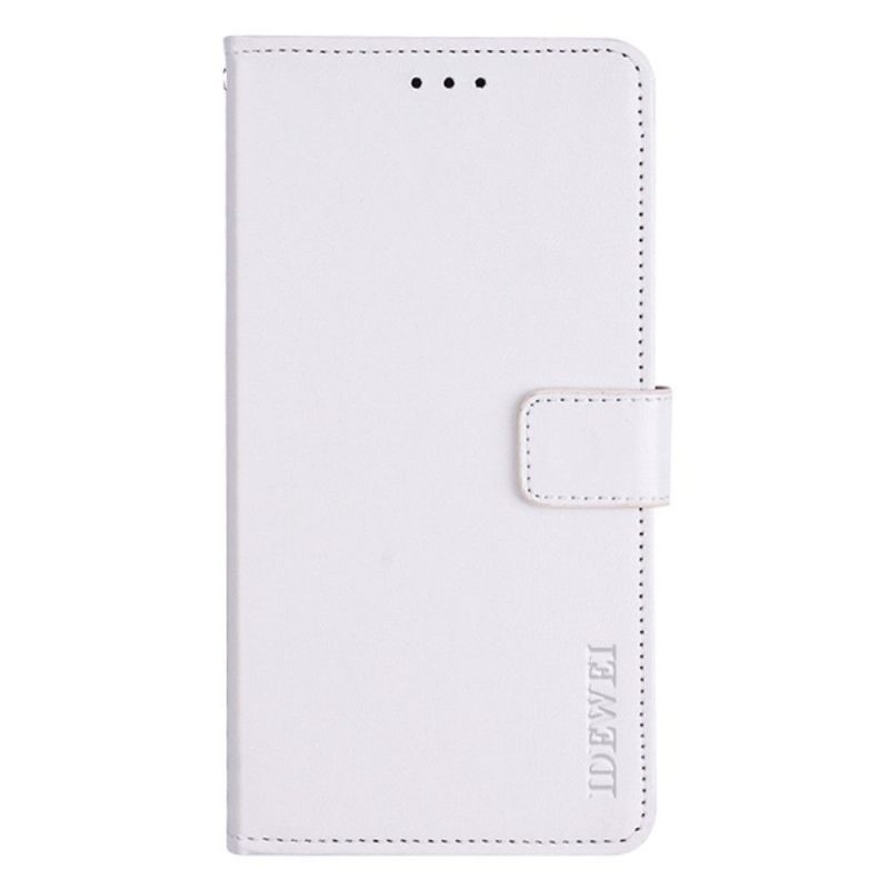 Κάλυμμα Xiaomi Redmi Note 11 / Note 11S Θήκη Flip Idewei Folio Leather Effect