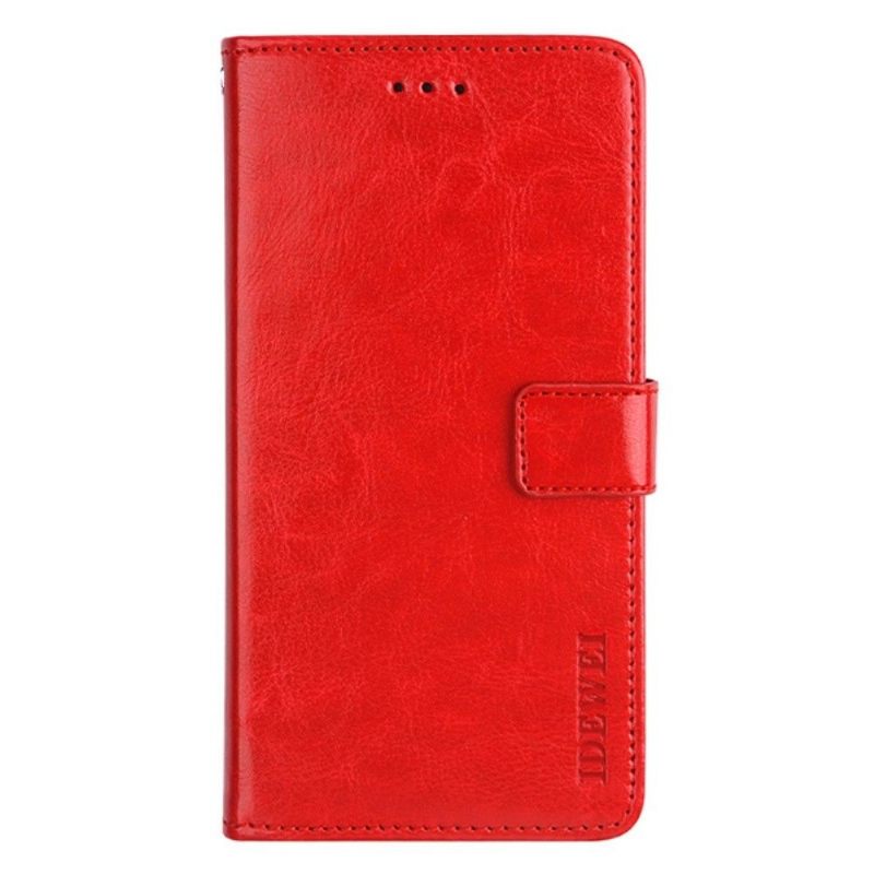 Κάλυμμα Xiaomi Redmi Note 11 / Note 11S Θήκη Flip Idewei Folio Leather Effect