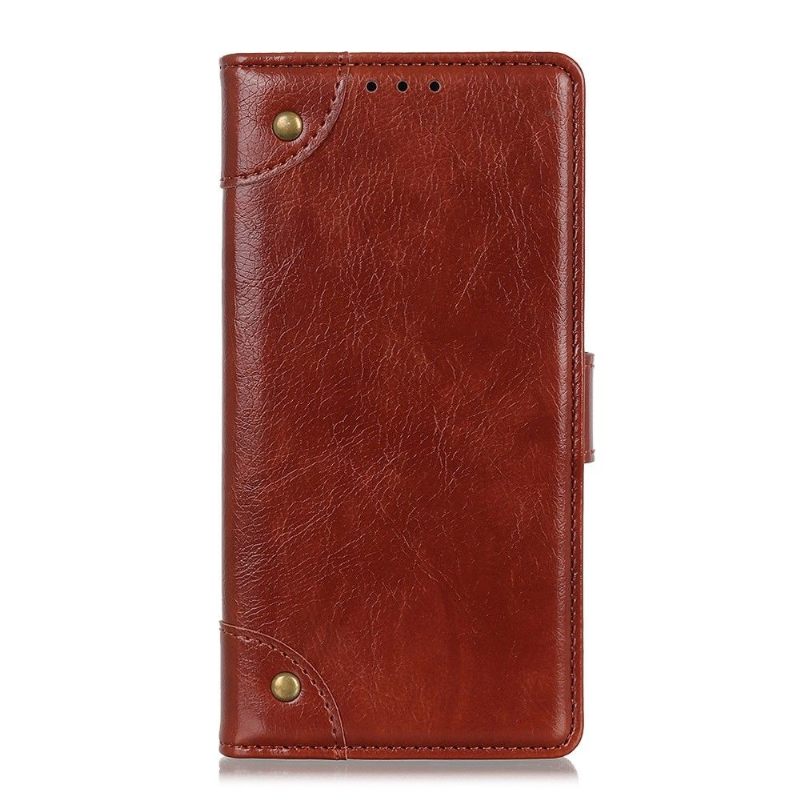 θηκη πορτοφολι Xiaomi Redmi Note 11 / Note 11S Simon Faux Leather Rivets