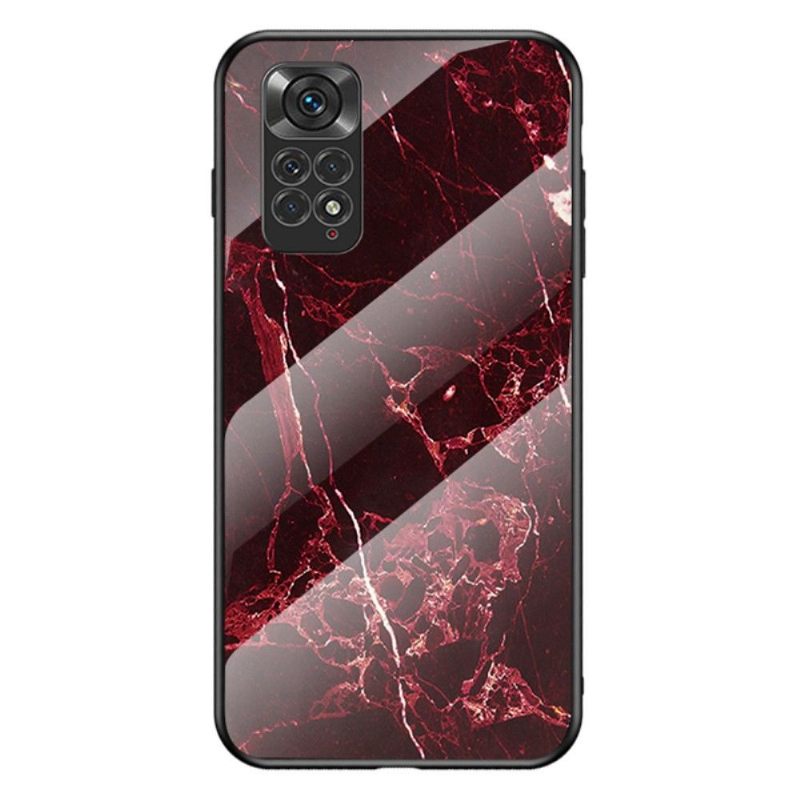 Θήκη Xiaomi Redmi Note 11 / Note 11S Marble Lina Tempered Glass