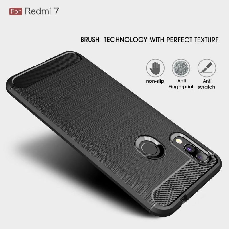 Θήκη Xiaomi Redmi 7 Carbon Brushed Gel