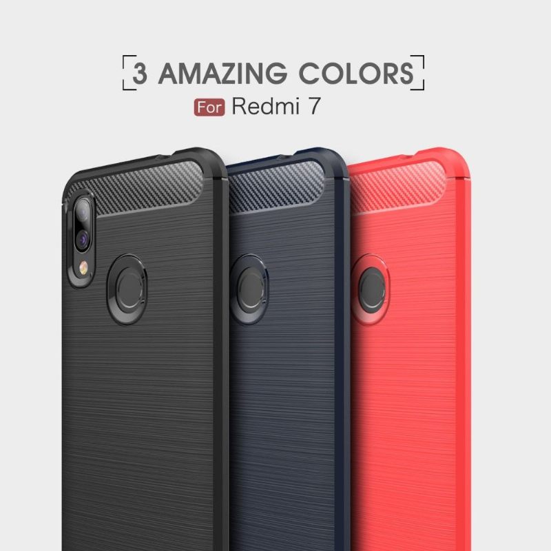 Θήκη Xiaomi Redmi 7 Carbon Brushed Gel