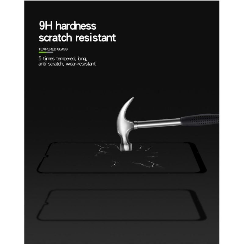 Xiaomi Redmi 7 - Full Size Tempered Glass Screen Protector - Μαύρο