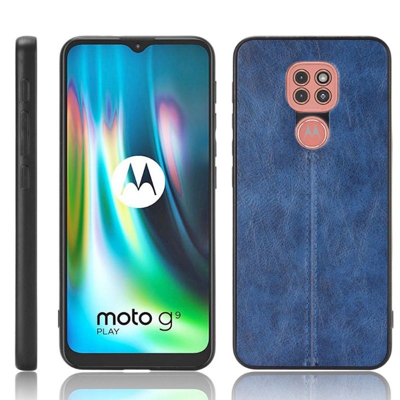 Θήκη Motorola Moto G9 Play Δερμάτινο Εφέ