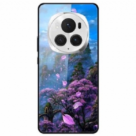 Κάλυμμα Honor Magic 6 Pro Flower Mountain Tempered Glass