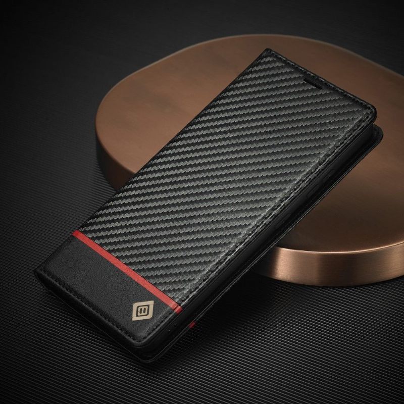 Κάλυμμα Samsung Galaxy S21 Ultra 5G Carbon Fiber Leather Effect - M1