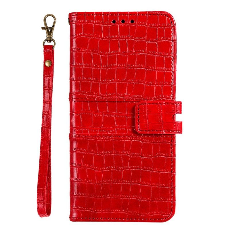 Κάλυμμα Samsung Galaxy S21 Ultra 5G Croc Effect Leather Style