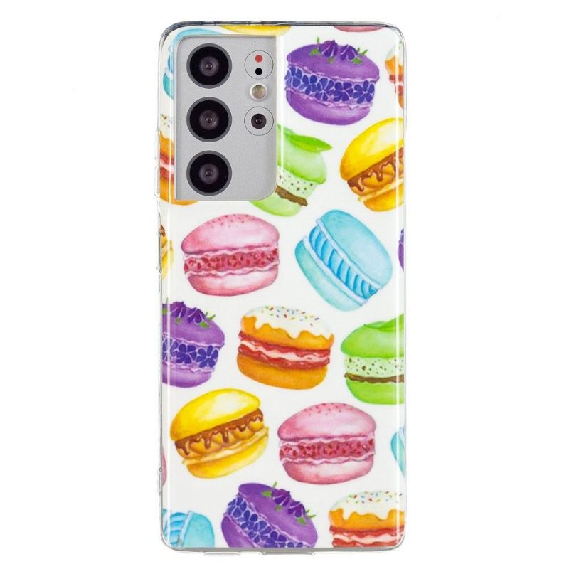 Θήκη Samsung Galaxy S21 Ultra 5G Fluorescent Macarons