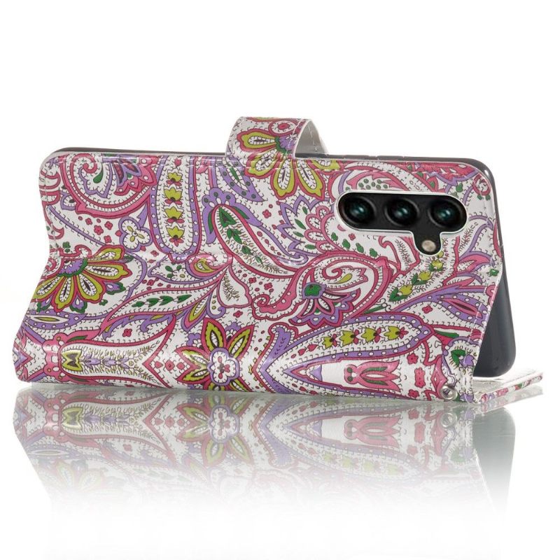 δερματινη θηκη Samsung Galaxy A13 5G Paisley Flower