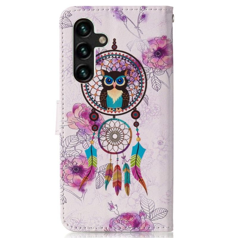 Κάλυμμα Samsung Galaxy A13 5G Owl And Colored Dream Catcher