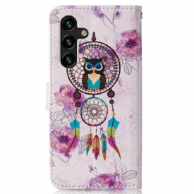 Κάλυμμα Samsung Galaxy A13 5G Owl And Colored Dream Catcher