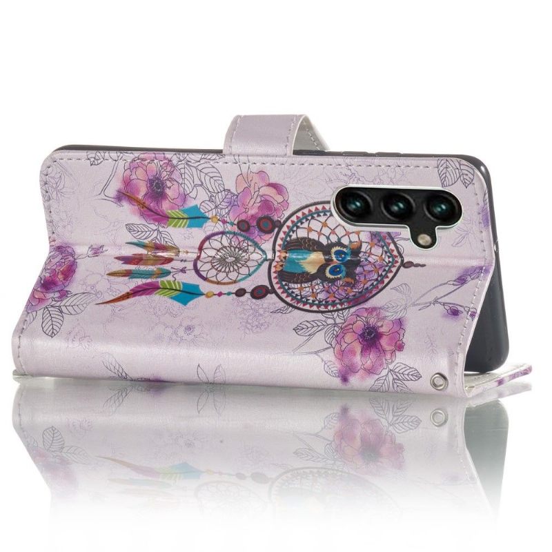 Κάλυμμα Samsung Galaxy A13 5G Owl And Colored Dream Catcher