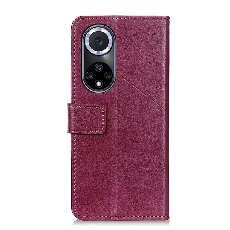 Κάλυμμα Huawei Nova 9 / Honor 50 Θήκη Flip Faux Leather Flap Με Πριτσίνι