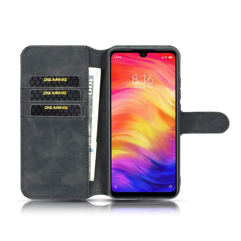 Κάλυμμα Huawei Y6 2019 Dg Ming Leather Effect