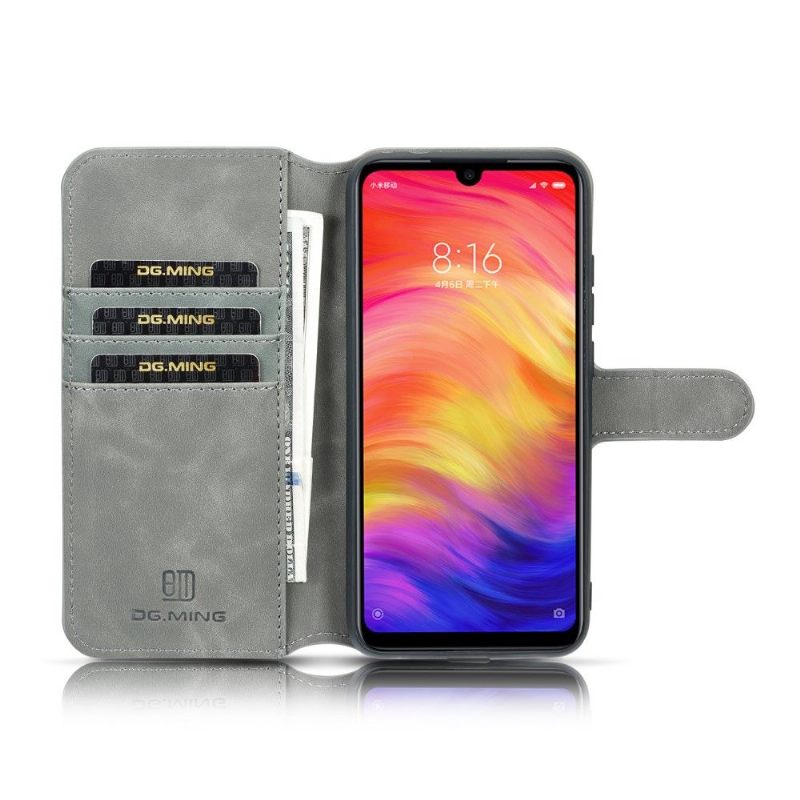 Κάλυμμα Huawei Y6 2019 Dg Ming Leather Effect