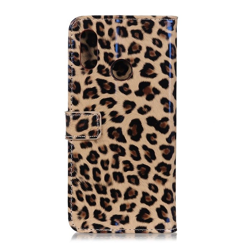 Κάλυμμα Huawei Y6 2019 πορτοφολι Leopard Wallet