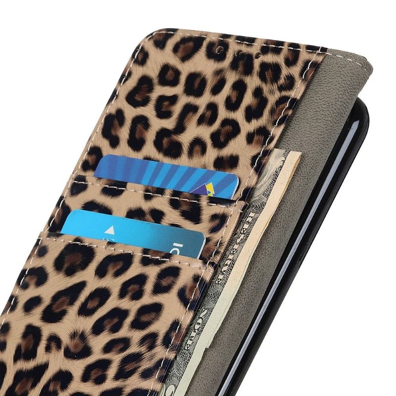 Κάλυμμα Huawei Y6 2019 πορτοφολι Leopard Wallet