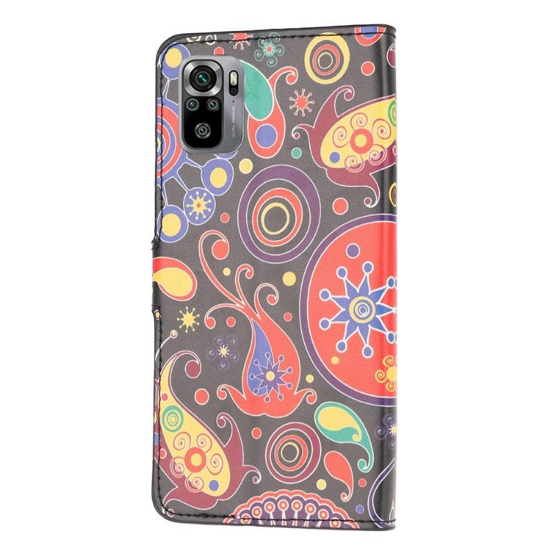 δερματινη θηκη Xiaomi Redmi Note 10 Paisley Flower