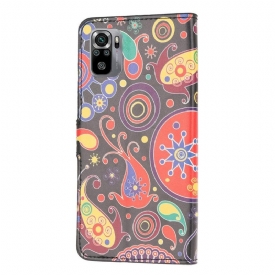 δερματινη θηκη Xiaomi Redmi Note 10 Paisley Flower