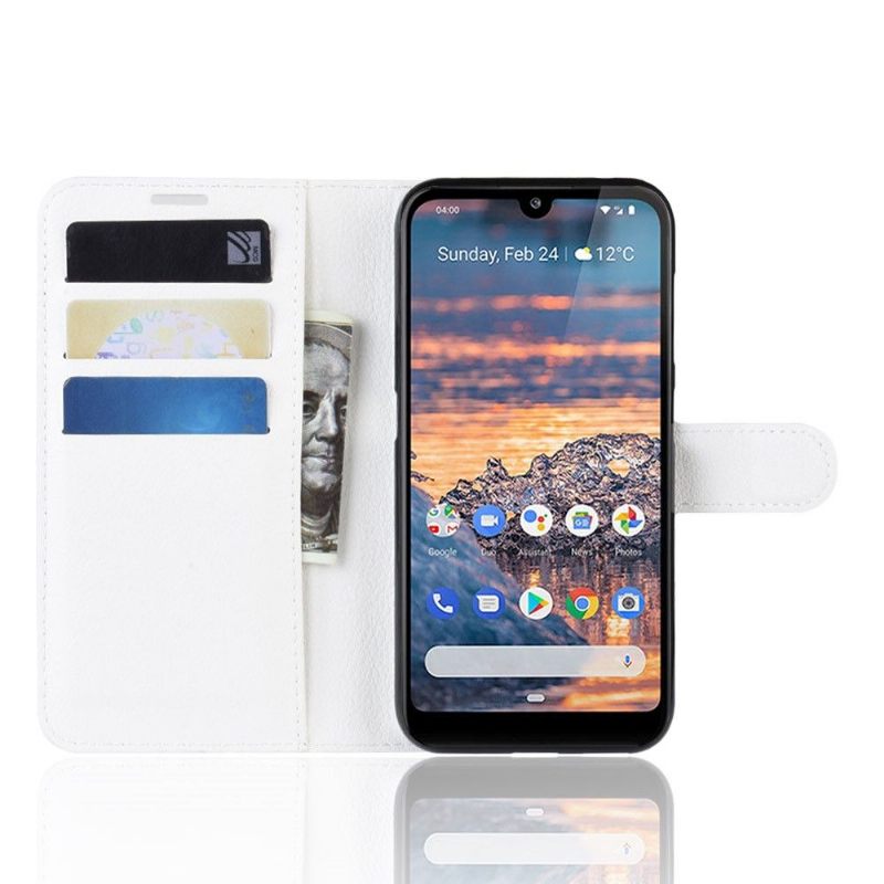 Θήκη Flip Nokia 4.2 Style Δερμάτινη Θήκη Για Κάρτες