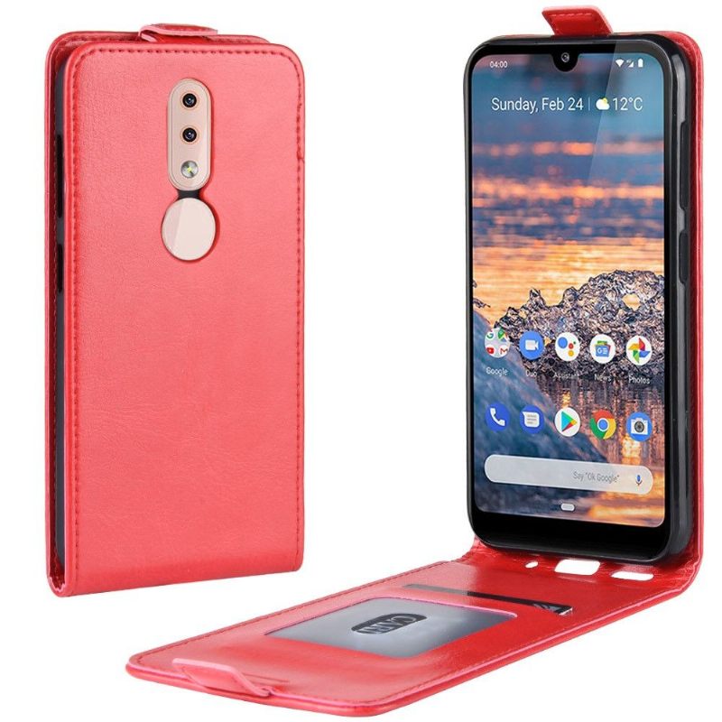 θηκη πορτοφολι Nokia 4.2 Θήκη Flip Faux Leather Vertical