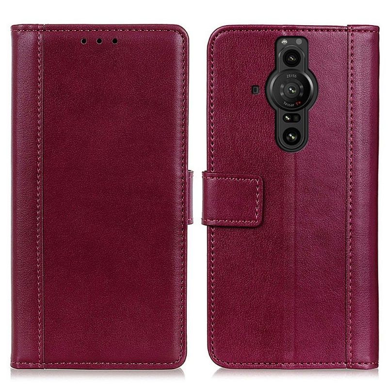 Κάλυμμα Sony Xperia Pro-I Θήκη Flip Cerena Faux Leather Folio