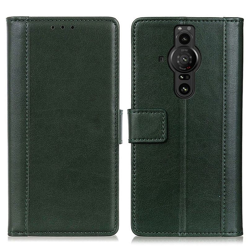 Κάλυμμα Sony Xperia Pro-I Θήκη Flip Cerena Faux Leather Folio