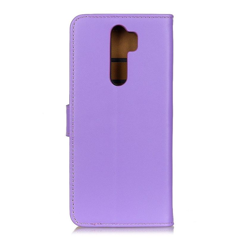 δερματινη θηκη Xiaomi Redmi 9 Basic Faux Leather - Μωβ