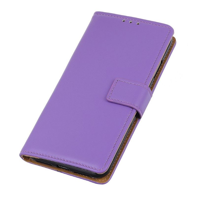 δερματινη θηκη Xiaomi Redmi 9 Basic Faux Leather - Μωβ