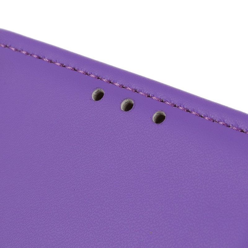 δερματινη θηκη Xiaomi Redmi 9 Basic Faux Leather - Μωβ