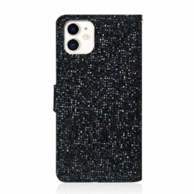 Κάλυμμα iPhone 12 Mini Θήκη Κάρτας Glitter