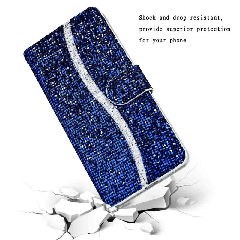 Κάλυμμα iPhone 12 Mini Θήκη Κάρτας Glitter