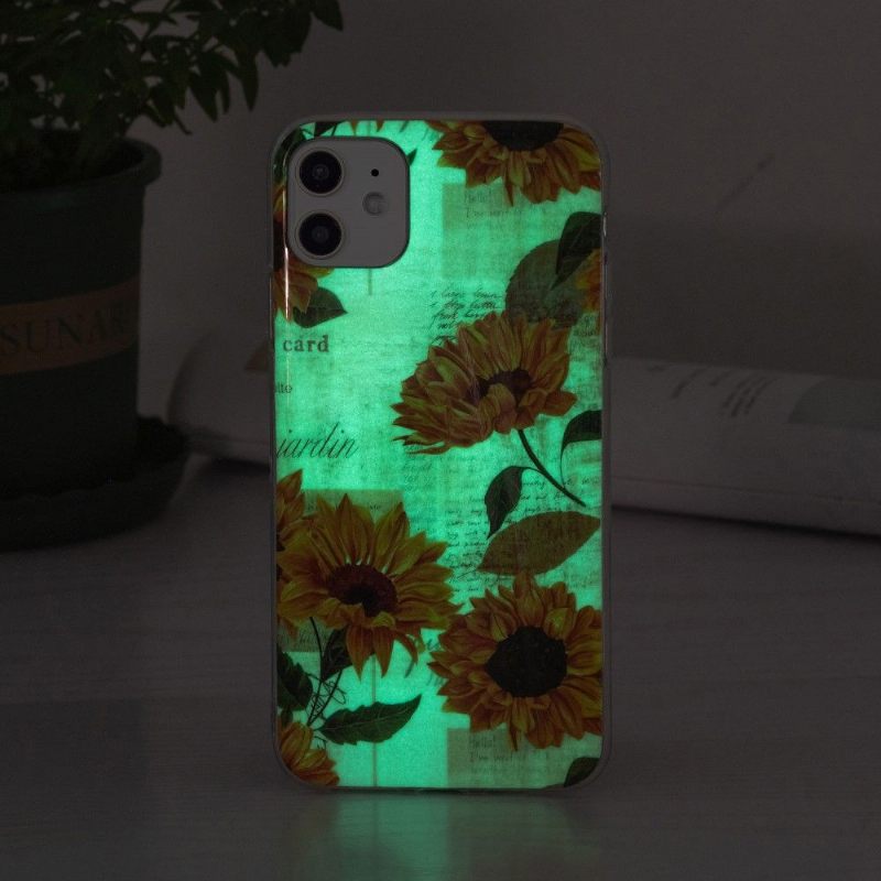 Θήκη iPhone 12 Mini Fluorescent Sunflower Vintage