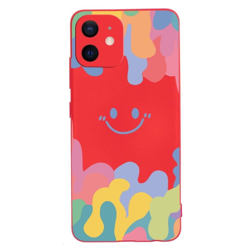 Θήκη iPhone 12 Mini Silicone Smiling Splash