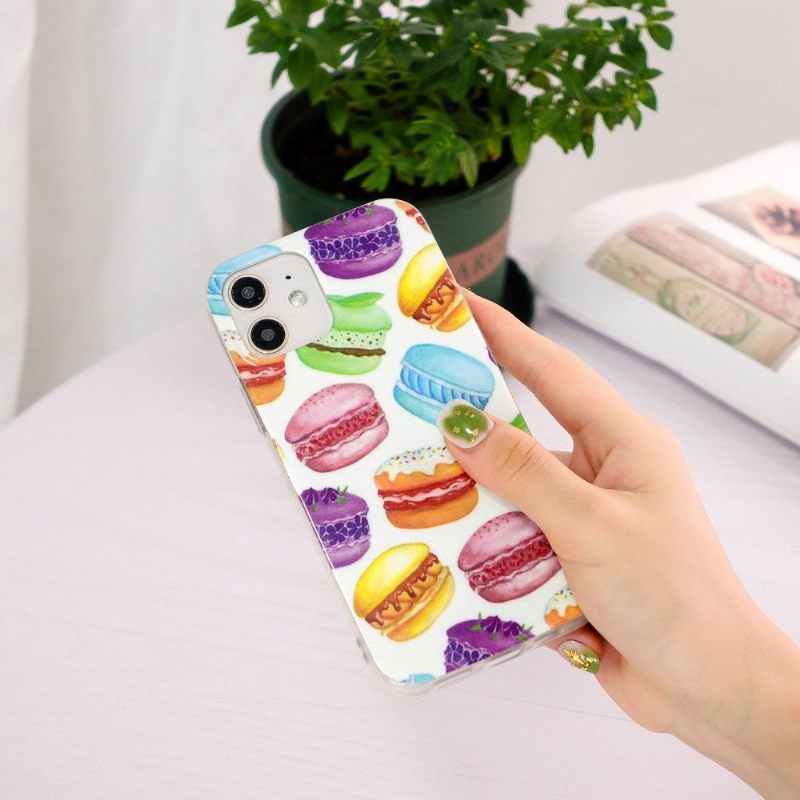 θηκη κινητου iPhone 12 Mini Fluorescent Macarons