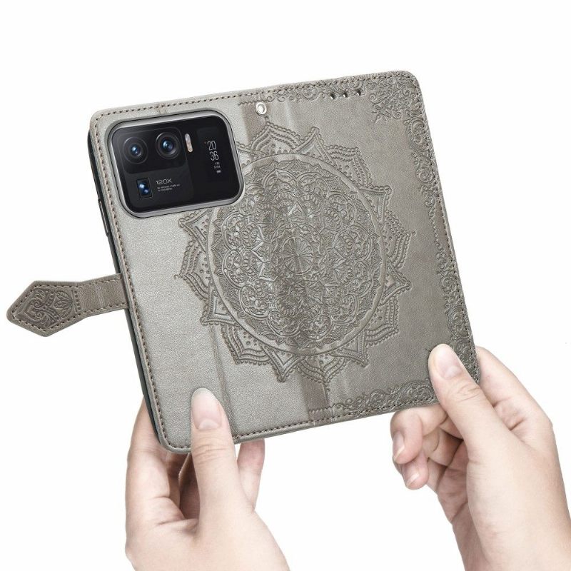 δερματινη θηκη Xiaomi Mi 11 Ultra Mandala Relief Faux Leather