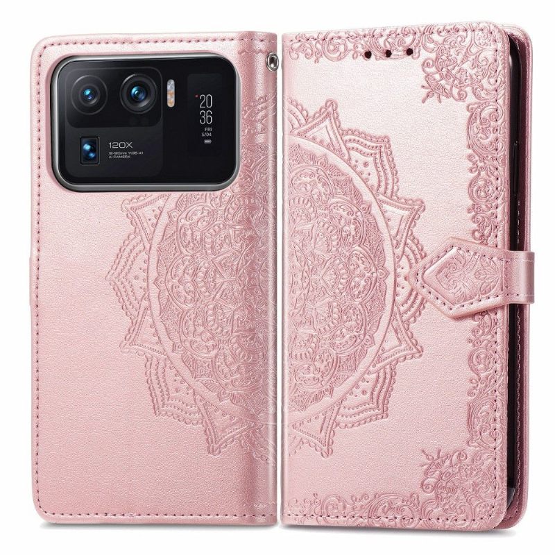 δερματινη θηκη Xiaomi Mi 11 Ultra Mandala Relief Faux Leather