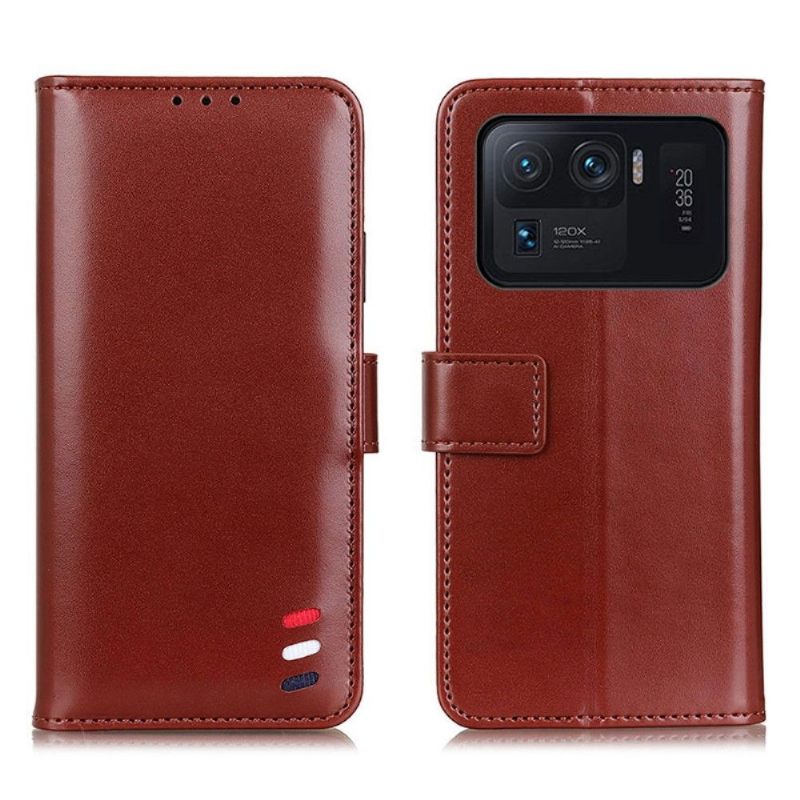 Θήκη Flip Xiaomi Mi 11 Ultra Melody Leather Effect Λειτουργία Υποστήριξης