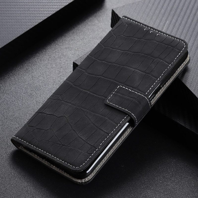 Κάλυμμα Xiaomi Redmi Note 10 4G / Note 10S Imitation Leather Croc Look